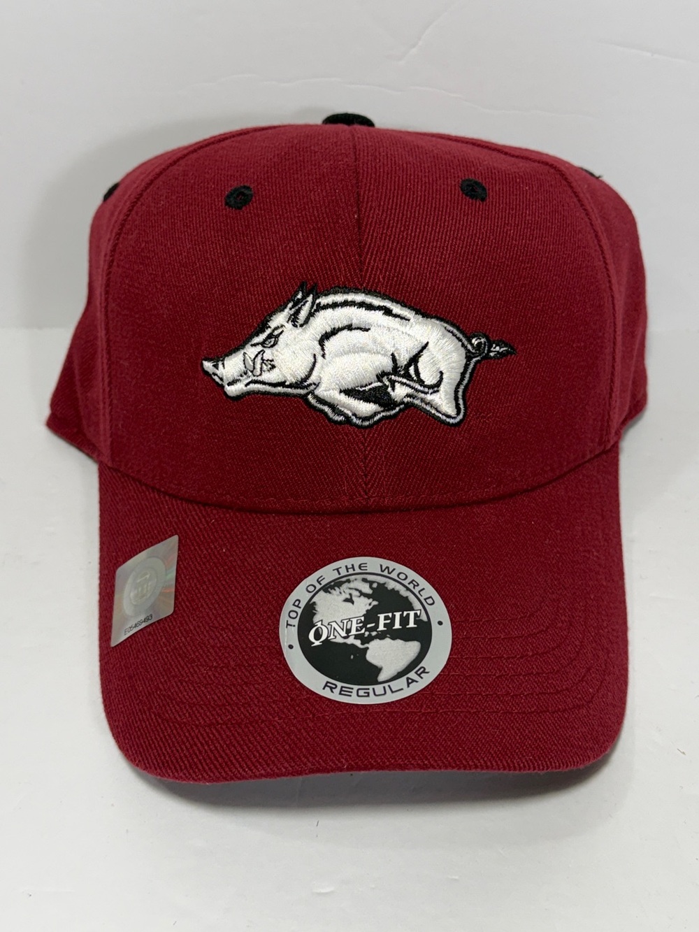 University of Arkansas Hogs Razorbacks Hat One Fit Cap NWT Regular Top Of World